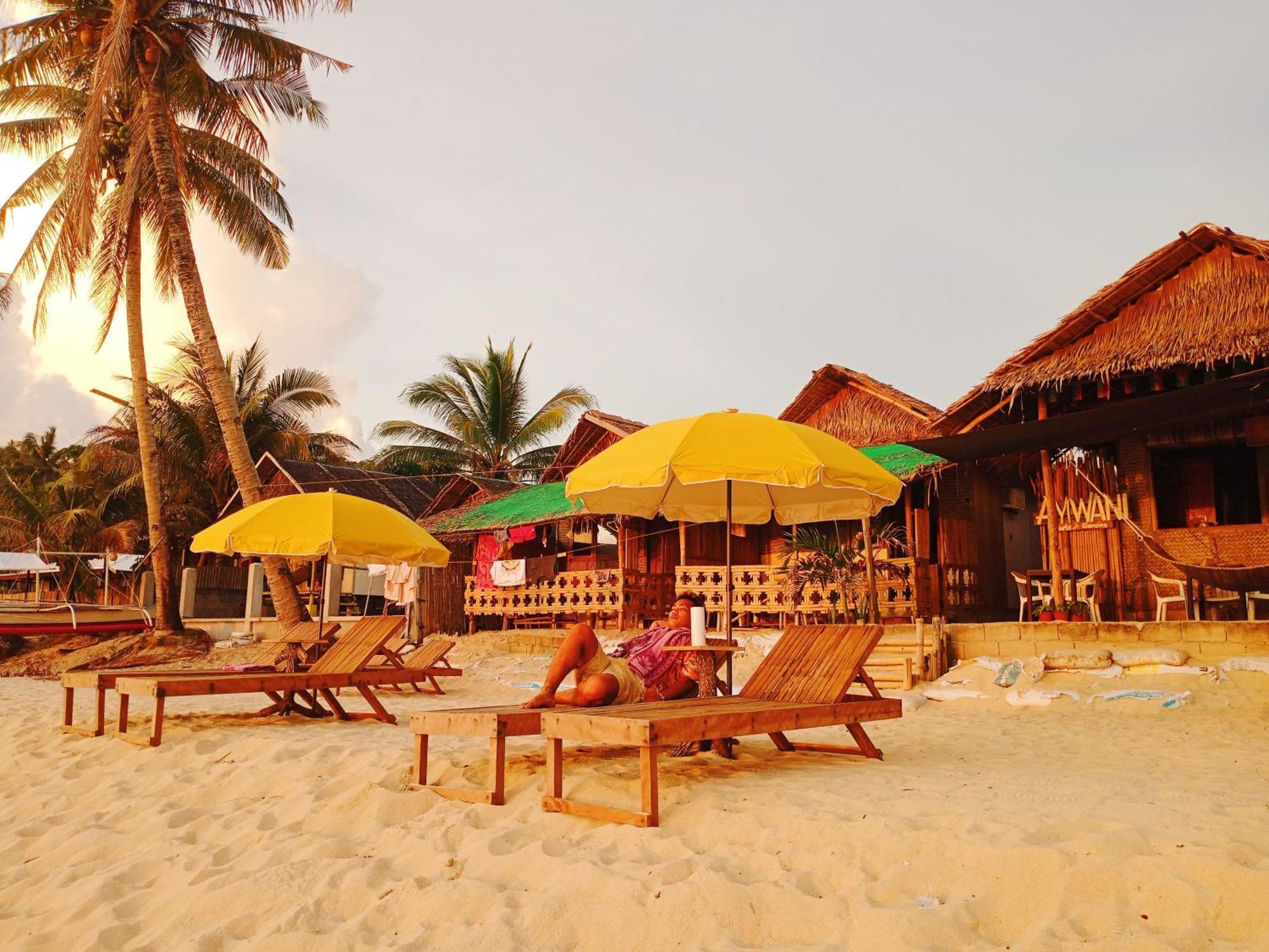 Amwani Sunset Colours Camping Site San Vicente (Palawan) Exterior foto