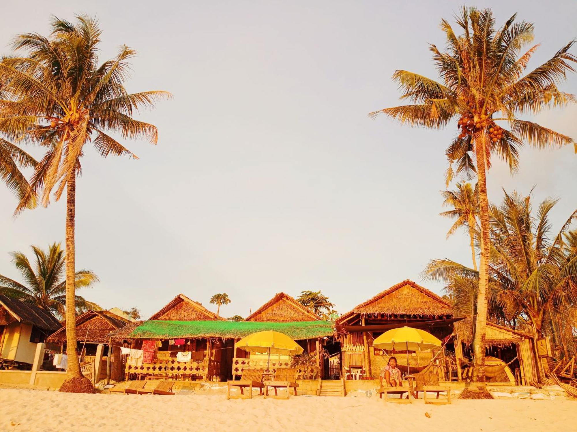 Amwani Sunset Colours Camping Site San Vicente (Palawan) Exterior foto